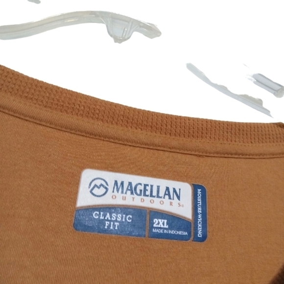 🔵BOGO FREE🔵 Magellan Classic Fit Long Sleeve Moisture Wicking Shirt Sz 2XL - Picture 4 of 4